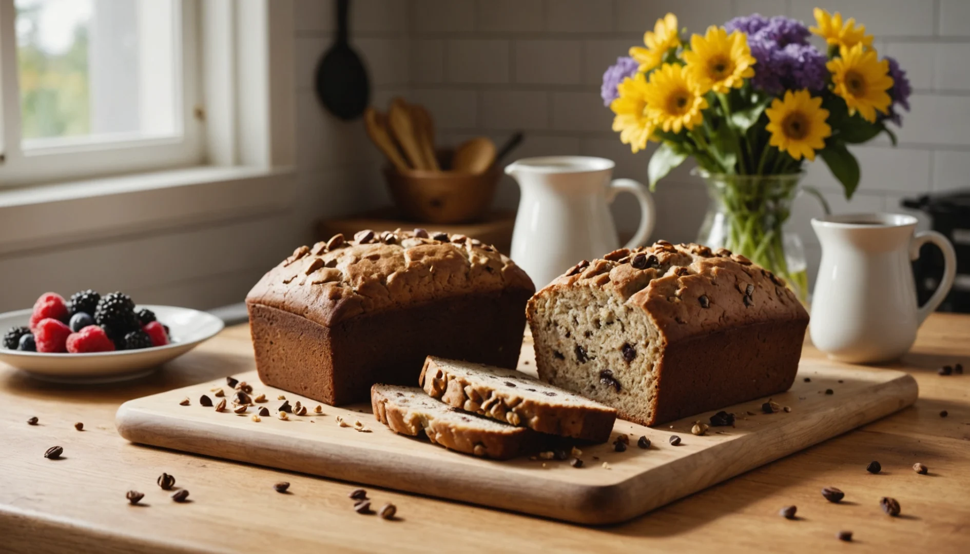 banana bread healthy petit déjeuner