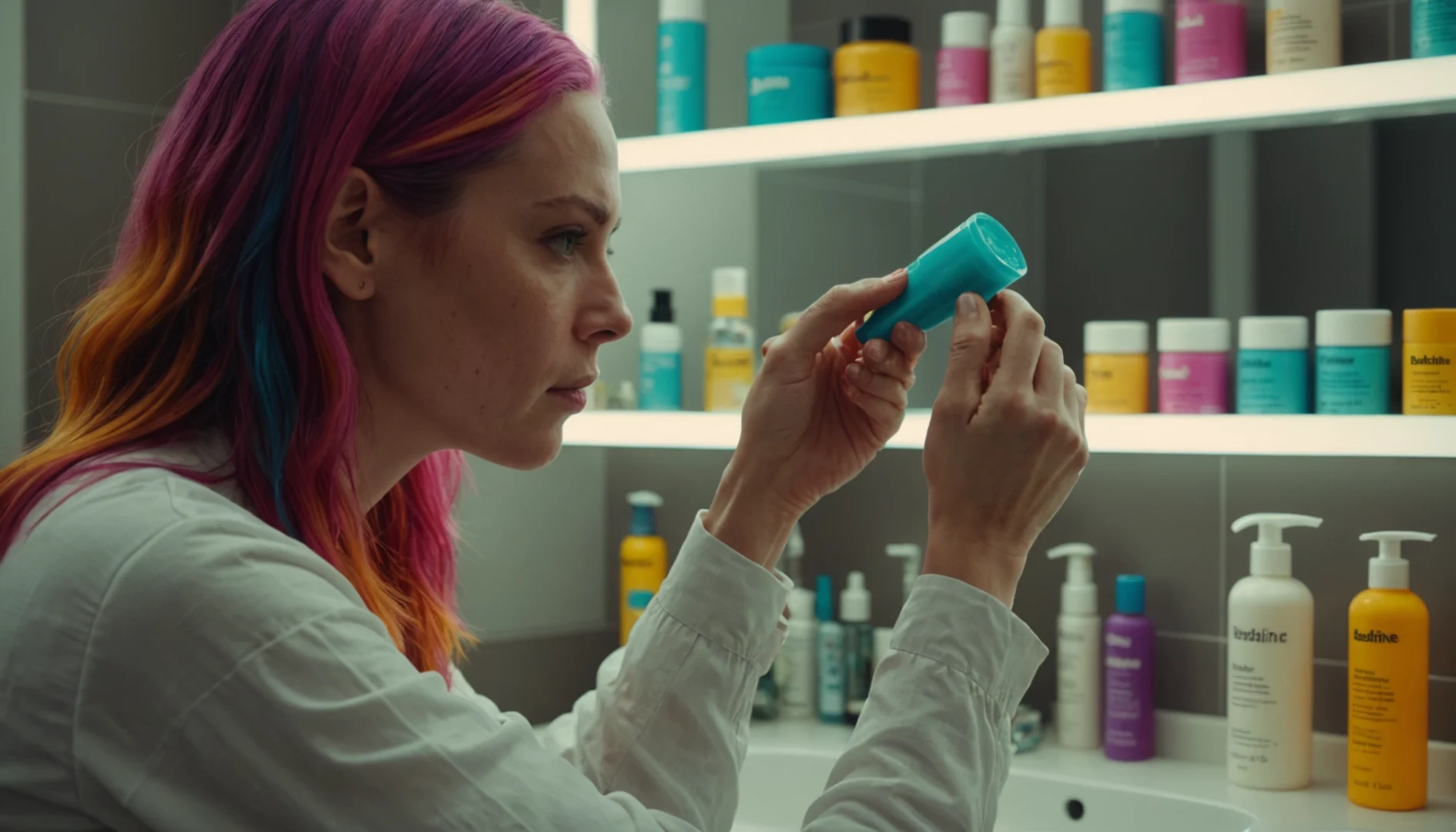 effet bétadine sur cheveux colorés