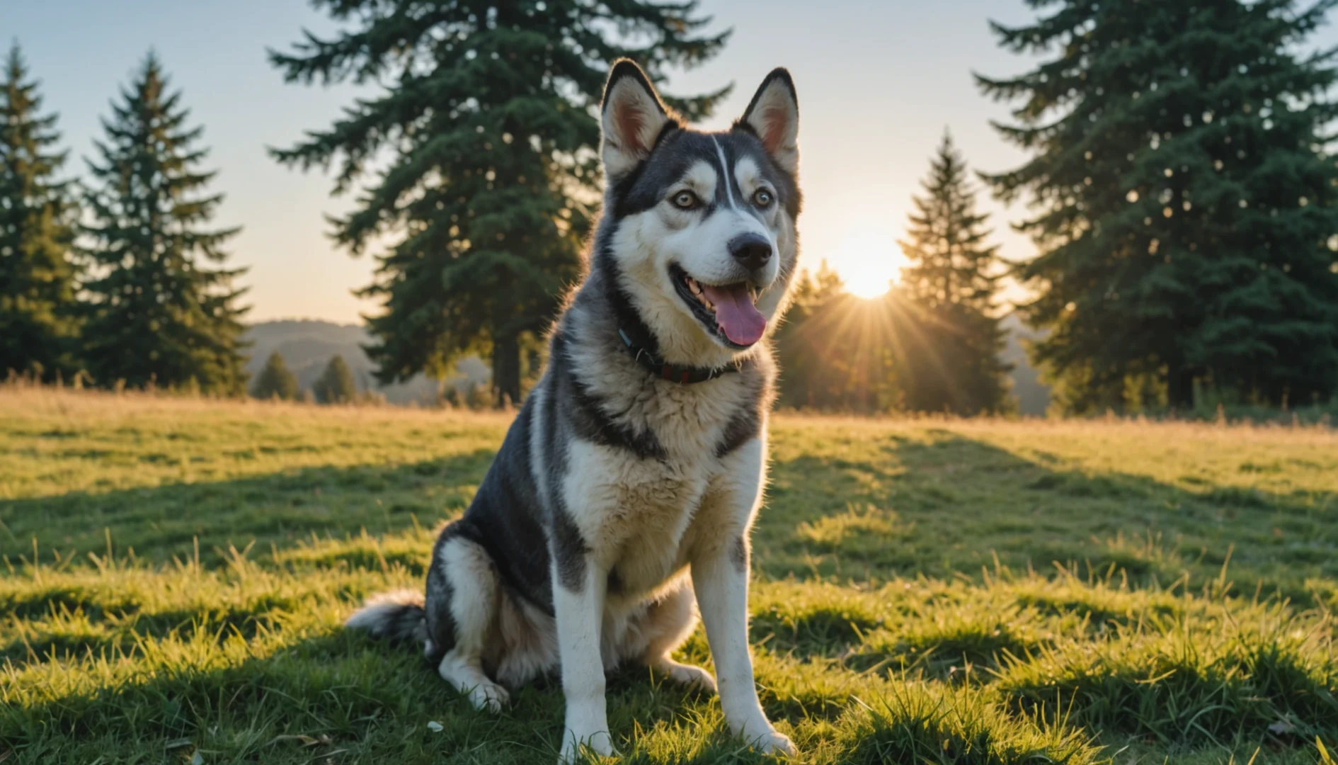 chien qui hurle comme un loup