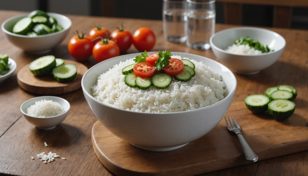 regime riz temoignage