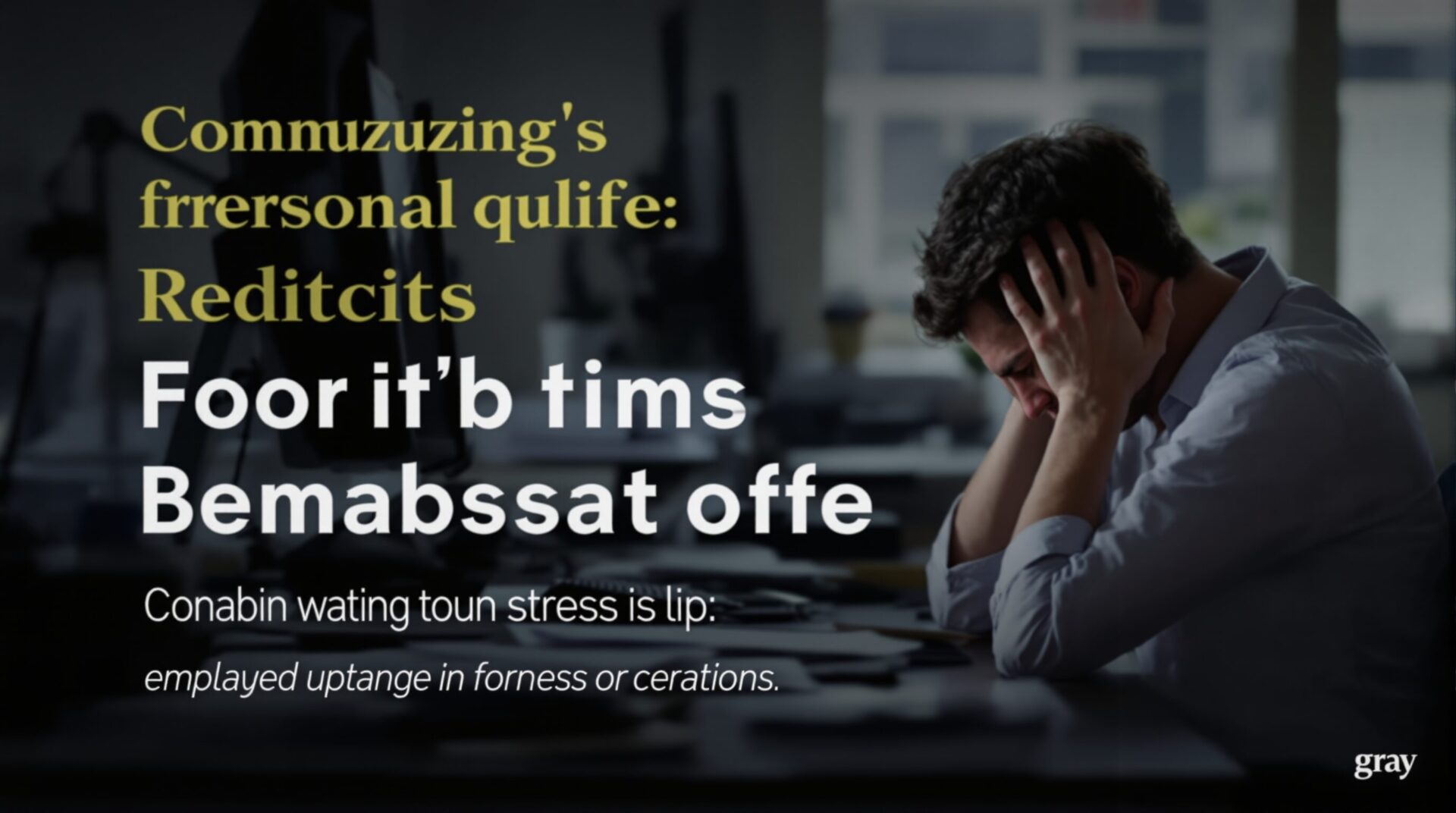 Burn-out professionnel : quand le corps parle ce que l'esprit ne peut plus dire