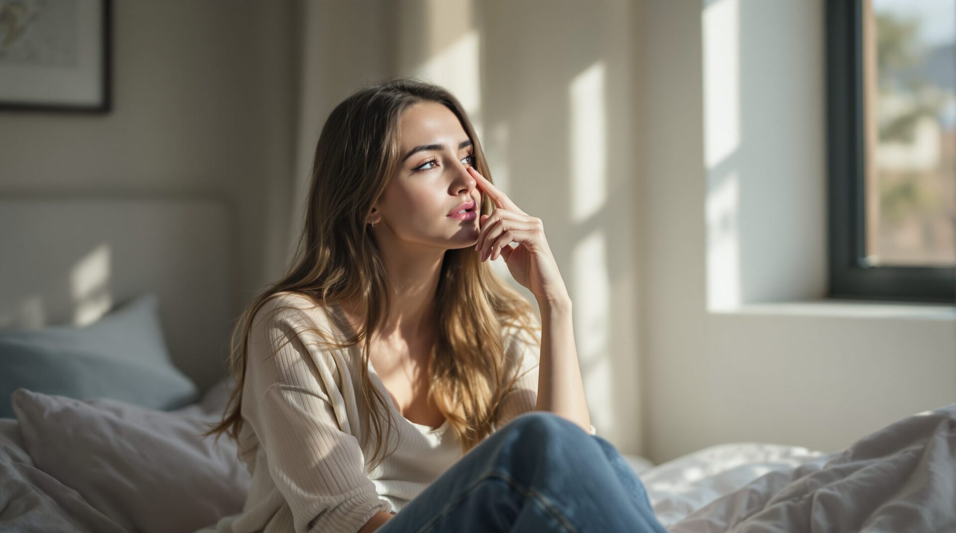 une seule narine bouchée