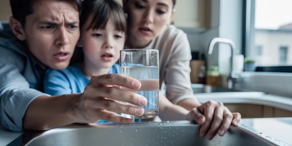 bactéries dans l'eau du robinet