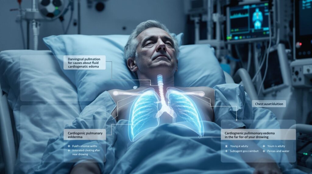 eau dans les poumons espérance de vie