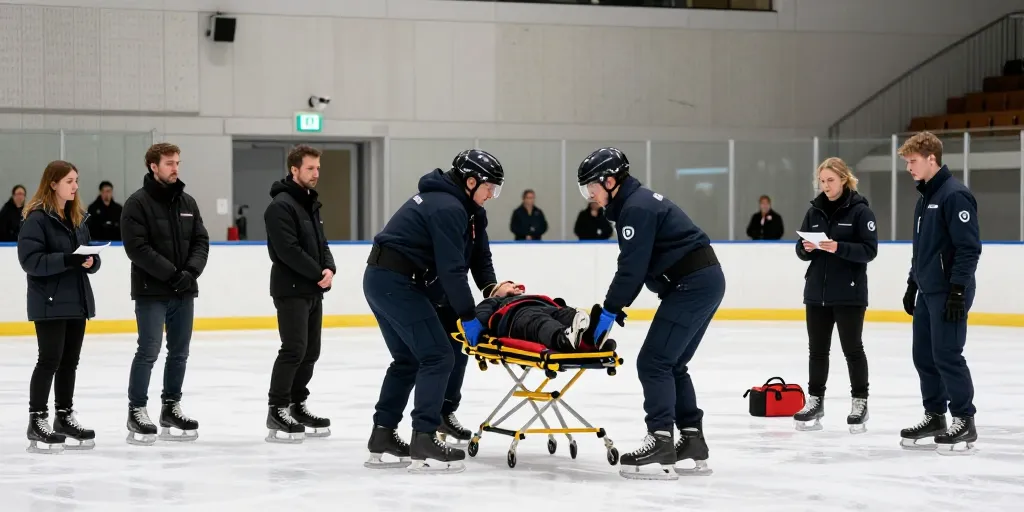 accident patinoire besançon