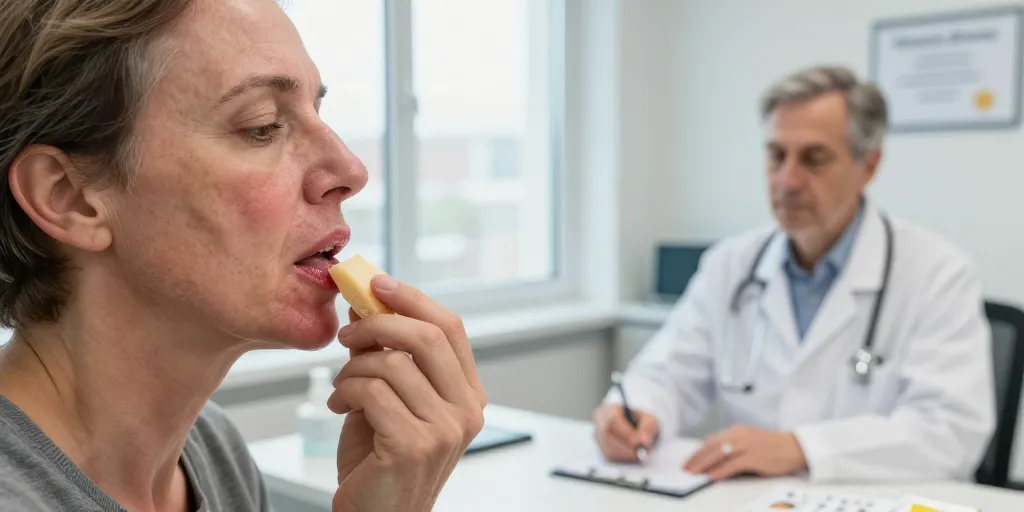 allergie fromage bouche