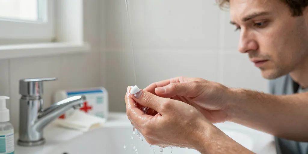 brulure doigt cloque blanche