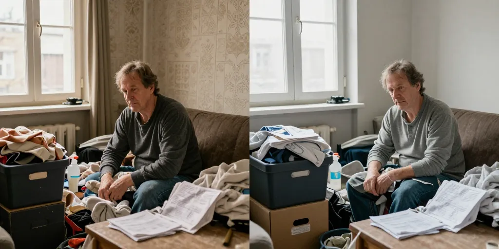 syndrome de diogène avant apres