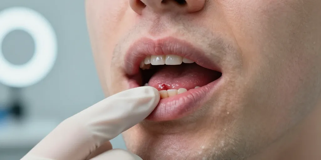 boule de sang bouche