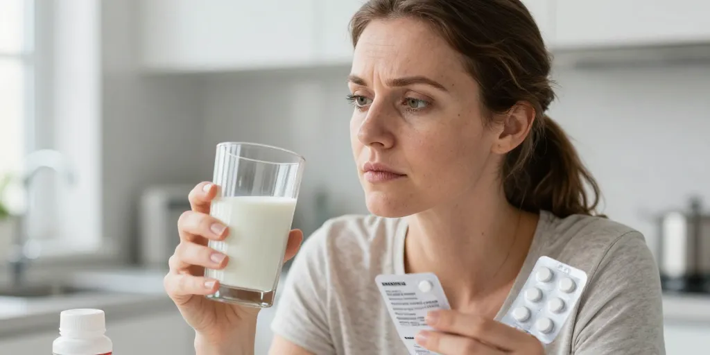 lait et antibiotique