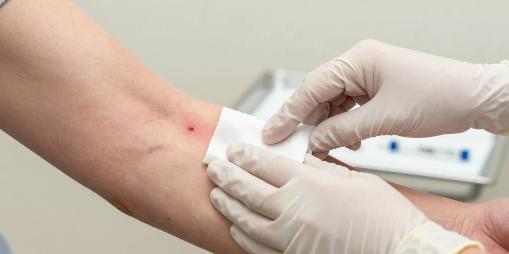 marque piqure seringue