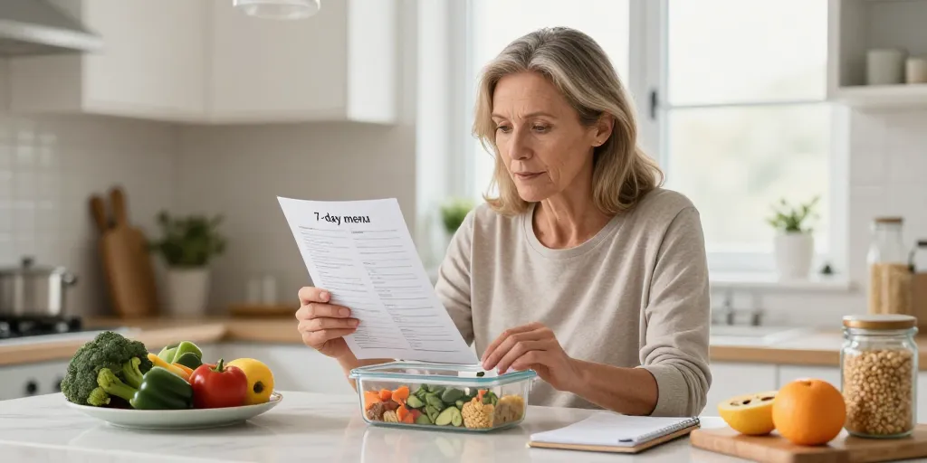 regime pour femme ménopausée