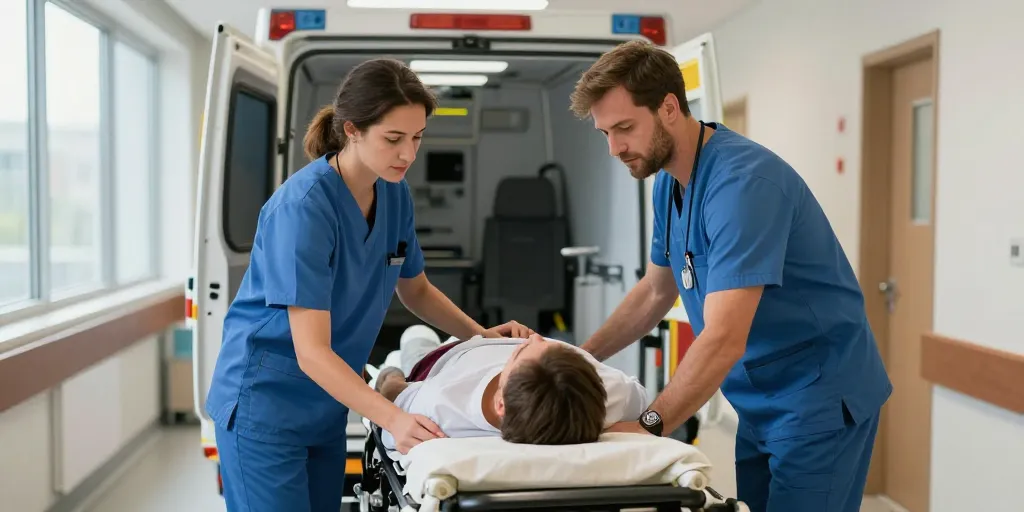 peut on accompagner une personne en ambulance