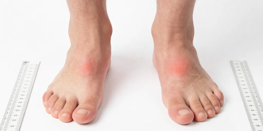 symptômes de la goutte au pied